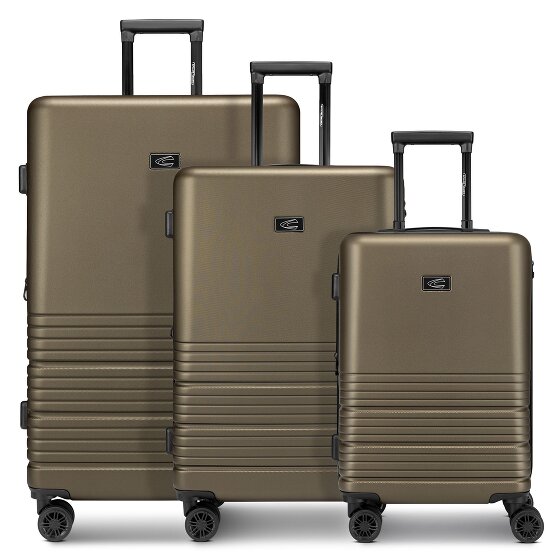 camel active Hanoi 4 roues Set de valises 3 pièces avec soufflet d'extension