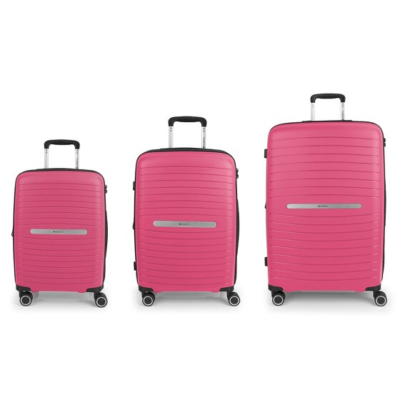 Gabol Shinyuu 4 roulettes Set de valises 3 pièces avec soufflet d'extension
