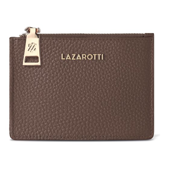 Lazarotti Étui à clés et porte-cartes en cuir de Bologne, protection RFID, 11,5