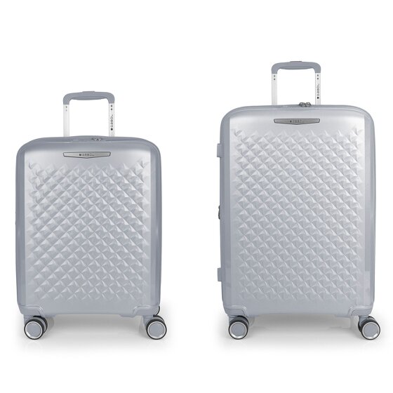 Gabol Queens 4 roulettes Set de valises 2 pièces avec soufflet d'extension