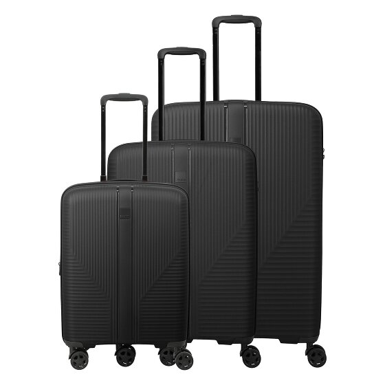 Travelite Air Stripe 4 roues Set de valises 3 pièces avec soufflet d'extension