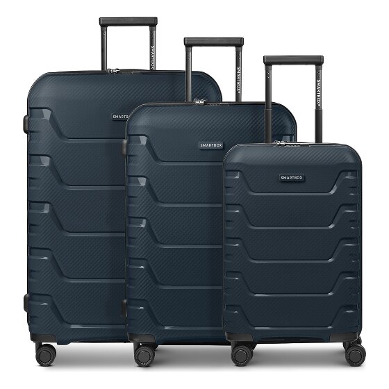 Smartbox Edition 01 4 roues Set de valises 3 pièces avec soufflet d'extension