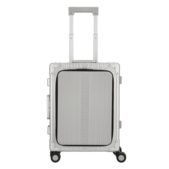 Aleon Valise cabine Domestic à 4 roues en Aluminium, 53 cm, avec compartiment pour ordinateur portable