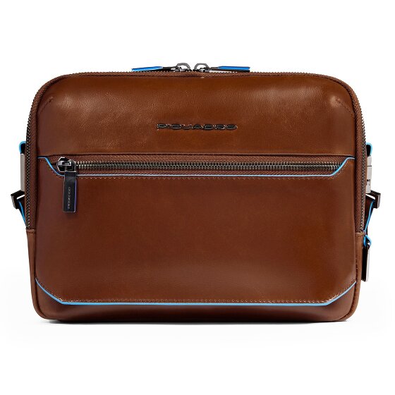 Piquadro Blue Square Sac à bandoulière Protection RFID Cuir 25 cm