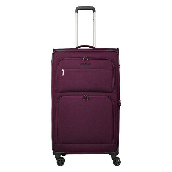 Travelite Cubis 4 roues Valise cabine L 83 cm avec soufflet d'extension