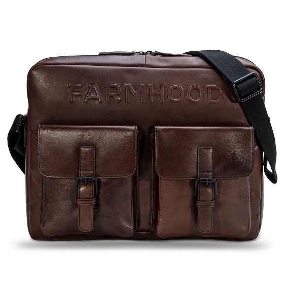 Farmhood Memphis Porte-documents Messenger Cuir 38 cm Compartiment pour ordinateur portable