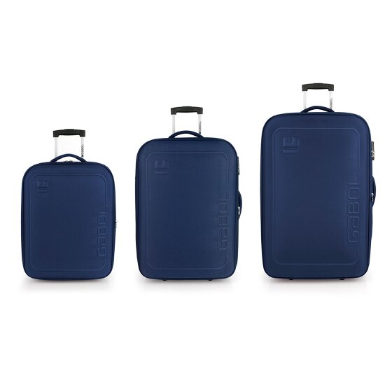 Gabol Orbit 2 roulettes Set de valises 3 pièces avec soufflet d'extension