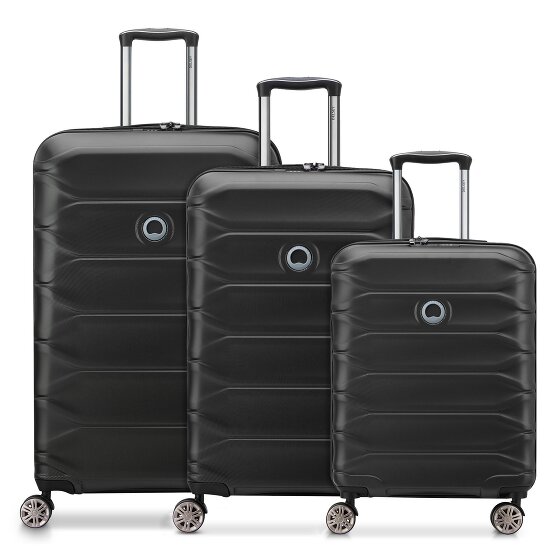 Delsey Paris Meteor 4 roulettes Set de valises 3 pièces avec soufflet d'extension