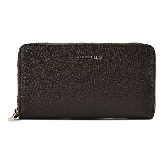 Coccinelle Metallic Soft Porte-monnaie Cuir véritable 10 cm