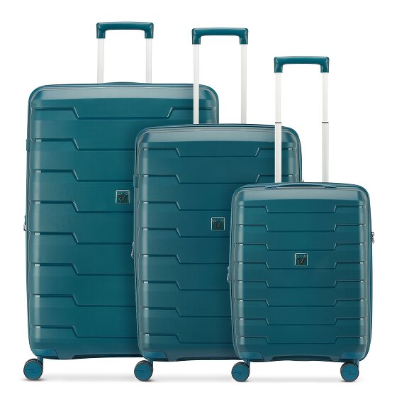 Roncato Skyline 2.0 4 roulettes Set de valises 3 pièces avec soufflet d'extension