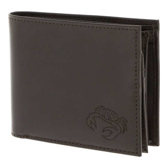 oxmox Leather Porte-monnaie Protection RFID Cuir véritable 10 cm