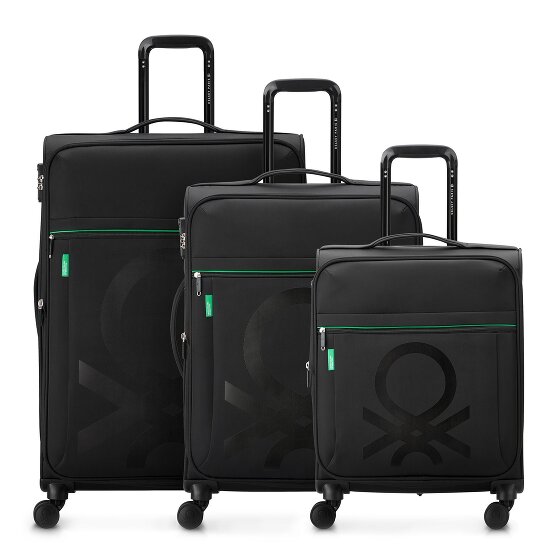 Delsey Paris x United Colors of Benetton Color Block Set de valises à 4 roulettes 3 pcs.