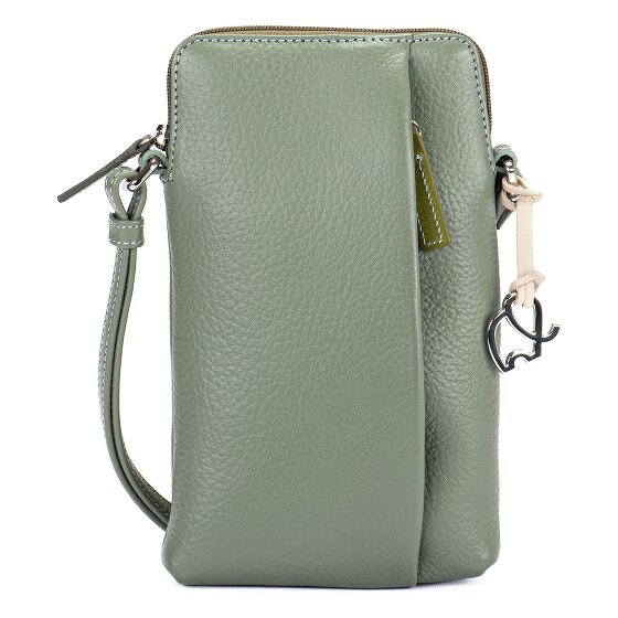 Mywalit Pochette pour téléphone portable Cuir véritable 12 cm