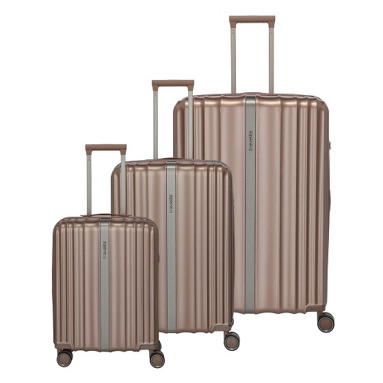 Travelite Paros 4 roulettes Set de valises 3 pièces