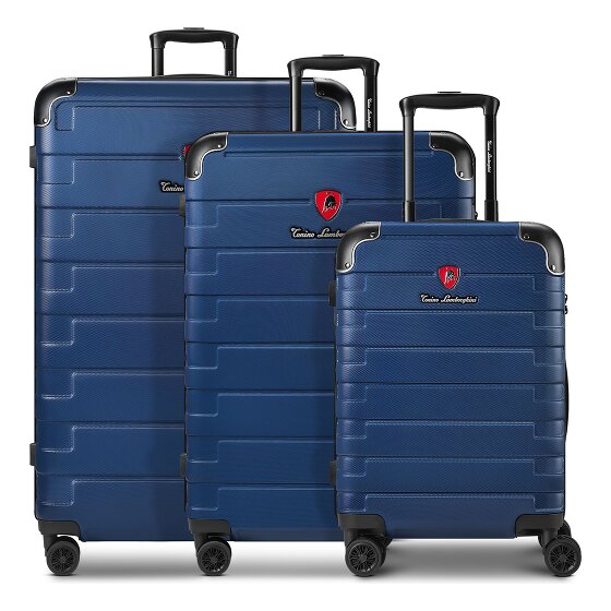 Tonino Lamborghini Tonino Lamborghini Milano Valise cabine 3-SET avec soufflet extensible et Valise XL
