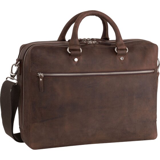 Leonhard Heyden Salisbury Porte-documents en cuir 40 cm Compartiment pour ordinateur portable