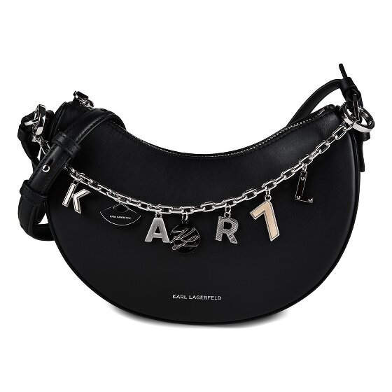 Karl Lagerfeld Autograph Sac à bandoulière Cuir véritable 23 cm