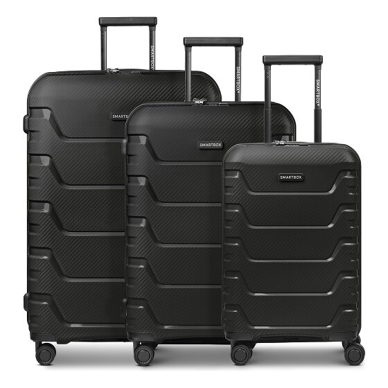 Smartbox Edition 01 4 roues Set de valises 3 pièces avec soufflet d'extension