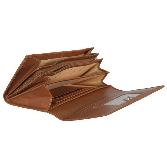 Esquire Boston Porte-monnaie long en cuir pour femme 19 cm