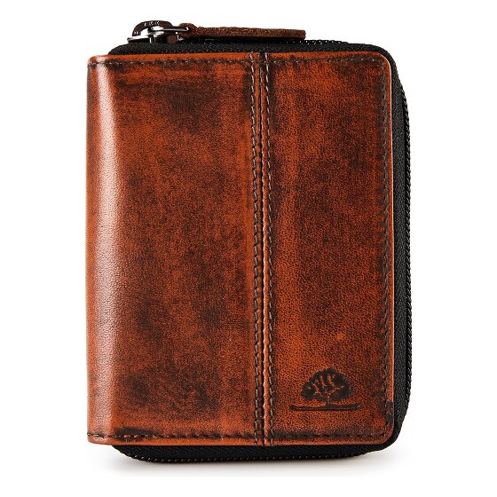 Greenburry Destressed Porte-monnaie Protection RFID Cuir 10.5 cm