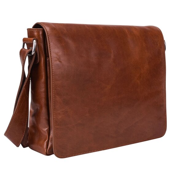 Leonhard Heyden Cambridge Messenger en cuir, 32 cm, compartiment pour ordinateur portable