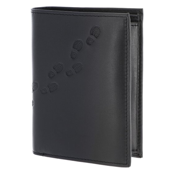 oxmox Leather Porte-monnaie Protection RFID Cuir véritable 13 cm