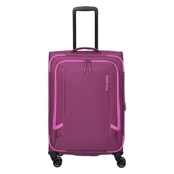 Travelite Corsiica 4 roulettes Trolley M 67 cm avec soufflet d'extension
