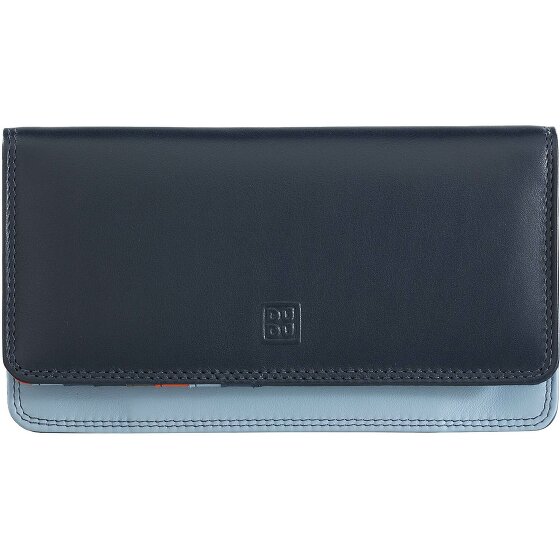 DuDu Canarie Porte-monnaie Protection RFID Cuir véritable 17.5 cm