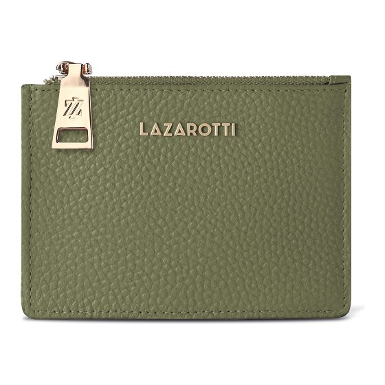 Lazarotti Étui à clés et porte-cartes en cuir de Bologne, protection RFID, 11,5