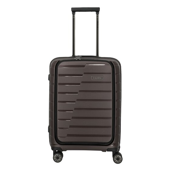 Travelite Air Base 4 roulettes Trolley de cabine 55 cm Compartiment pour ordinateur portable