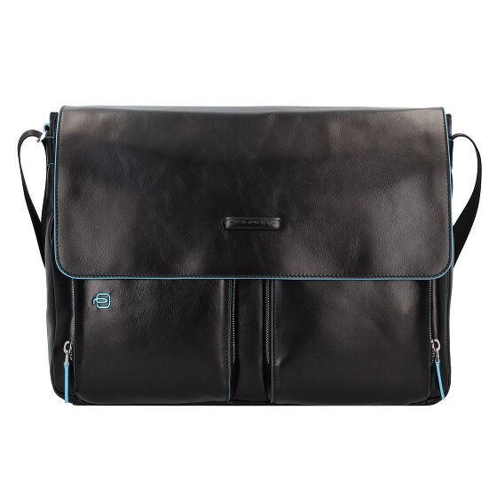 Piquadro Blue Square Messenger en cuir 37 cm Compartiment pour ordinateur portable