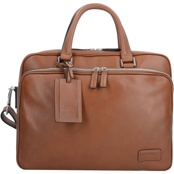 Picard Authentic Porte-documents en cuir 38 cm Compartiment pour ordinateur portable