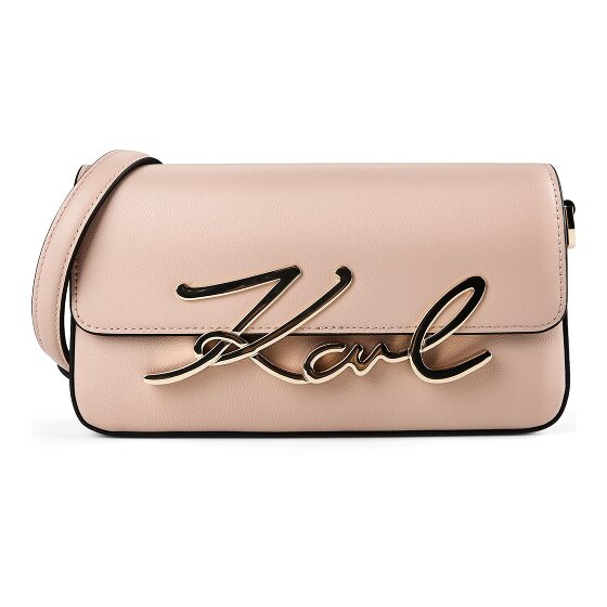 Karl Lagerfeld K/Signature 2.0 Sac à bandoulière Cuir véritable 22 cm