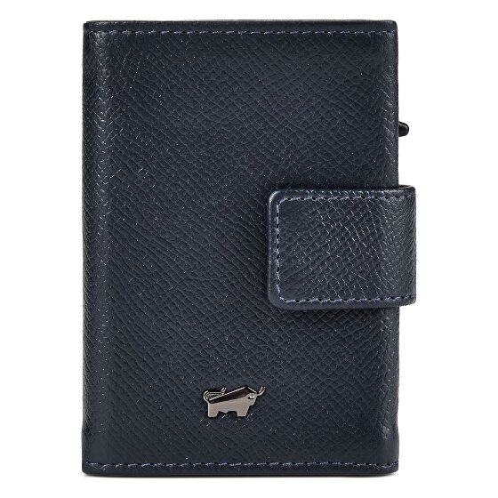 Braun Büffel Robin Étui pour cartes de crédit Protection RFID Cuir véritable 7.5 cm
