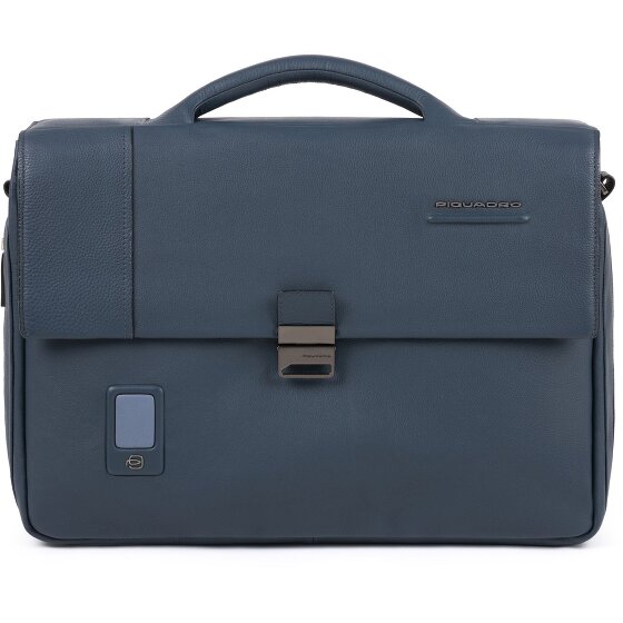 Piquadro Akron Porte-documents en cuir 42 cm Compartiment pour ordinateur portable