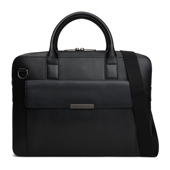 Tommy Hilfiger TH Business Leather Sacoche ordinateur Cuir véritable 39.5 cm