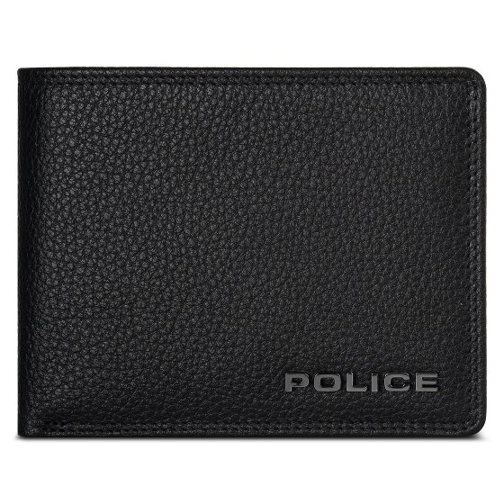 Police Porte-monnaie Protection RFID Cuir véritable 11.5 cm