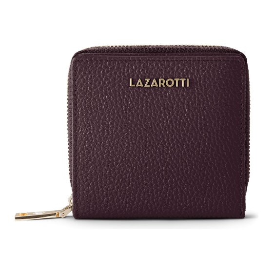 Lazarotti Bologna Leather Medium Porte-monnaie Zip-Around en cuir 10 cm