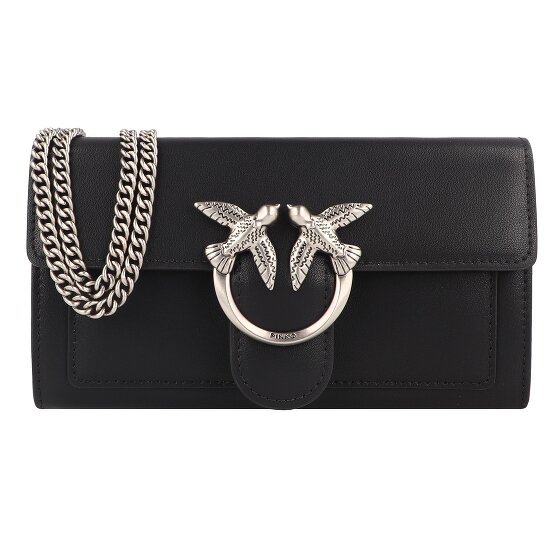 PINKO Love One Sac pochette Cuir véritable 19 cm