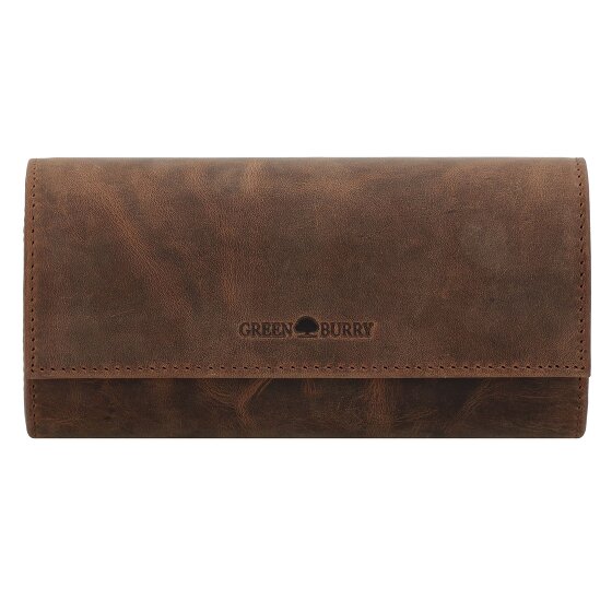 Greenburry Étui à montres vintage en cuir 21,5 cm