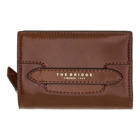 The Bridge Lucrezia Porte-monnaie Protection RFID Cuir véritable 12 cm