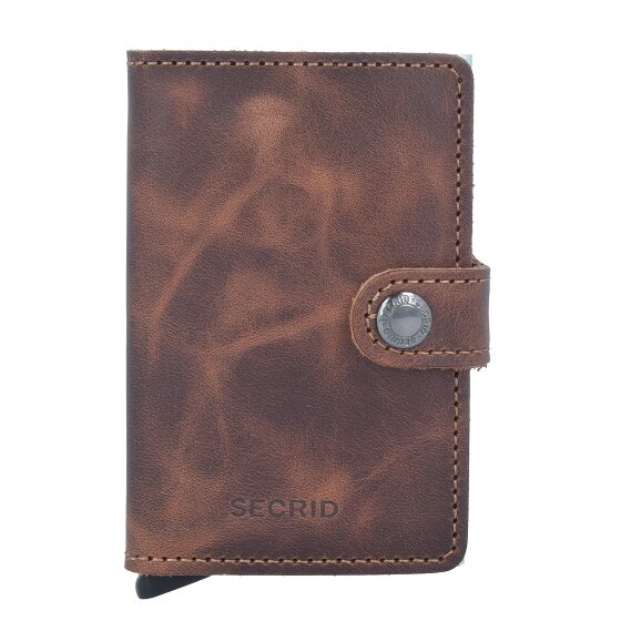Secrid Miniwallet Vintage Porte-cartes de crédit Porte-monnaie RFID Cuir 6,5 cm