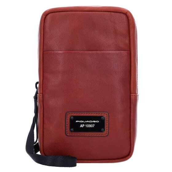 Piquadro Harper Pochette pour téléphone portable Cuir véritable 12 cm