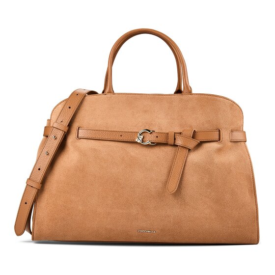 Coccinelle Sabine Suede Sac à main Cuir véritable 43 cm
