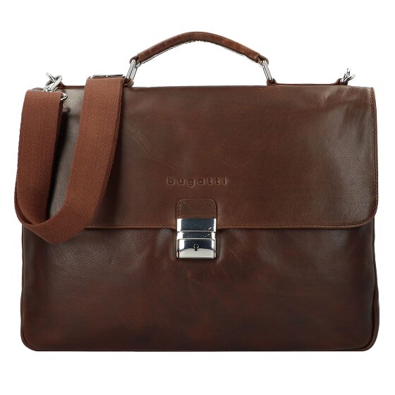 bugatti Romano Porte-documents en cuir 40 cm Compartiment pour ordinateur portable