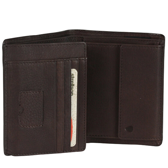 Strellson Porte-monnaie Harrison en cuir 9,5 cm