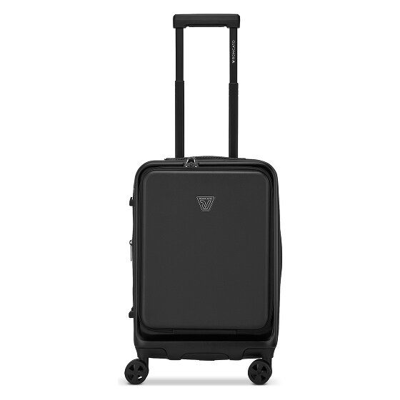 Roncato Florence 4-roues trolley cabine 55 cm avec soufflet d'extension compartiment ordinateur portable