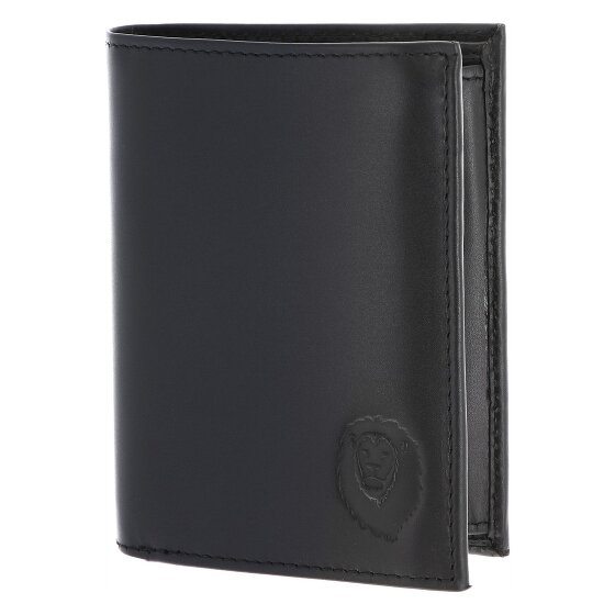 oxmox Leather Porte-monnaie Protection RFID Cuir véritable 13 cm