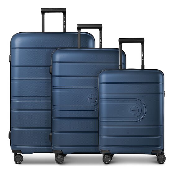 Redolz Essentials 11 4 roues Set de valises 3 pièces avec soufflet d'extension