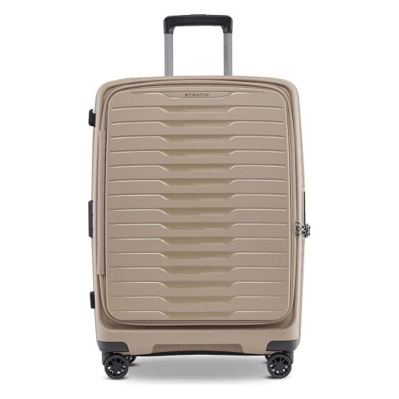 Stratic Novium 4 roues Valise cabine M 65.5 cm avec soufflet d'extension